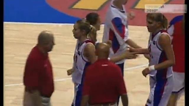 Россия обыгрывает США в полуфинале Чемпионата мира по баскетболу 2006 среди женщин