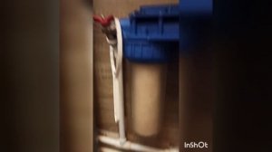 Бюджетная система механической очистки воды на входе холодной воды в квартиру.