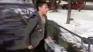 Обучение топ трëм паркур движением: прыжки через забор!