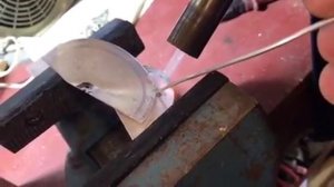Пайка алюминия китайским припоем .
