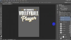 Volleyball Typography T-Shirt Design In Photoshop Tutorial