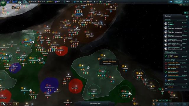 Alliance! - Stellaris Star Trek New Horizons Mod! Romulan Star Empire #9 смотреть онлайн