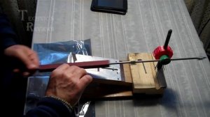 Самодельная точилка для ножей Первое использование