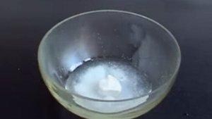 Взаимодействие оксида кальция с водой