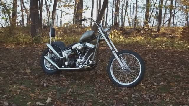 Meet Chris Oestreich and His 1985 Harley-Davidson Evo FX Wide Glide Chopper - Ge