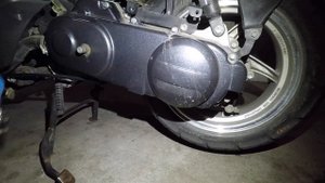 Starter bendix replacement on a 50cc Chinese scooter