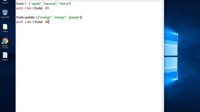 Python Fundamentals - Python Sets