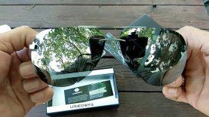 Солнцезащитные поляризованные очки авиаторы UNIEOWFA / Sunglasses Polarized Aviators UNIEOWFA