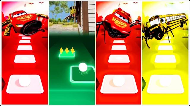 McQueen Eater ? Truck Eater ? Lighting McQueen Eater ? Bus Eater | Coffin Dance | Who Is Best!?