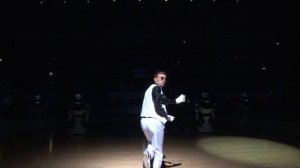 Танец роботов Промобот на баскетбольном матче Парма-ЦСКА