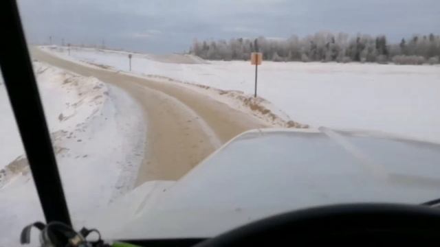Пересадили на Урала! Проезжаю переправу! Жизнь вахтовика! смотреть онлайн