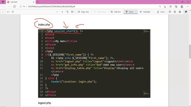 LAB : SESSION & COOKIE смотреть онлайн