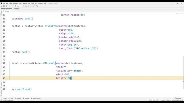 How To Create Login Panel? - Python SQLite #Tkinter GUI