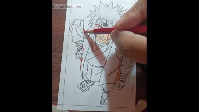 How To Draw Jiraiya | Colouring | Naruto Anime смотреть онлайн