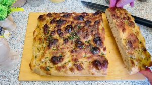 Фокачча на закваске. Тесто 2-х суточной холодной ферментации