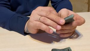 Скифский бронзовый топор - кельт (V - II вв. до н.э., Тагарская Культура, Красноярский край) «Копия