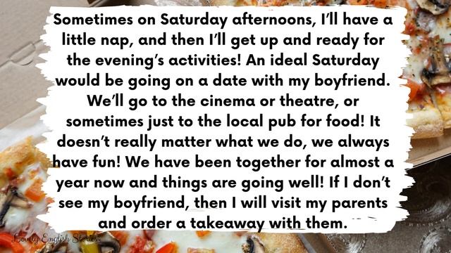 INTERMEDIATE ENGLISH STORY ?My Ideal Weekend?♀️B1 - B2 | Level 4 - 5 | English Reading Practice