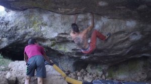 Flamenco Biomecánico (Izq.) 7B+ | Tamajón Boulder | Sector El Método