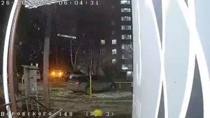 Момент взрыва газа в жилом доме в Ижевске попал на видео