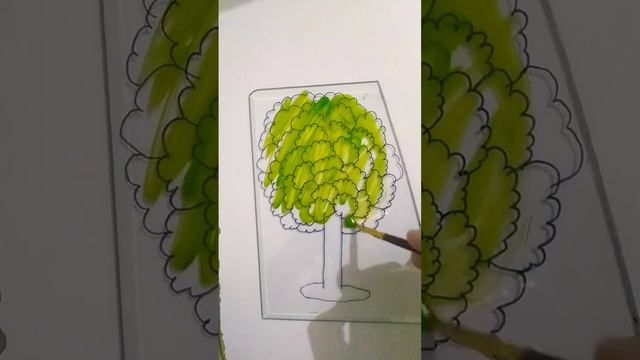 #tree wait for end so bad #art #drawing #glasspaintingart #art #glass #painting #glassartwork #