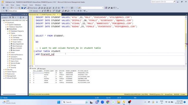 How to add column in existing table SQL Server | interview Q-1
