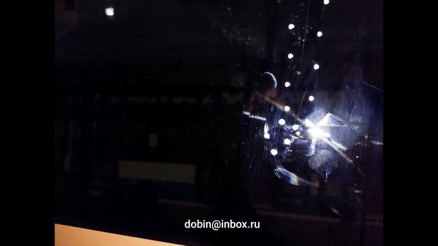 Удаление царапин с закаленного стекла