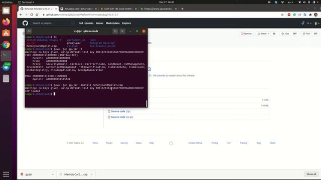 Uploading Javacard applet to the smartcard for Specter-DIY смотреть онлайн