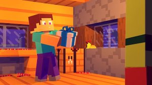 МУЛЬТИК АЛЕКС И СТИВ! НОВОГОДНИЙ ПОДАРОК В МАЙНКРАФТ НА РУССКОМ!