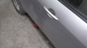 Nissan Primera боковой удар . вытяжка стойки . рихтовка крыла , кузовной  ремонт , часть 1