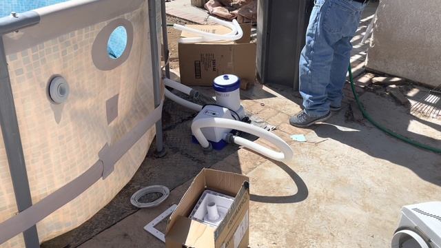 Upgrading My pool part 6 new pump Bestway 2000 GPH Flowclear Smart Touch Wifi App смотреть онлайн
