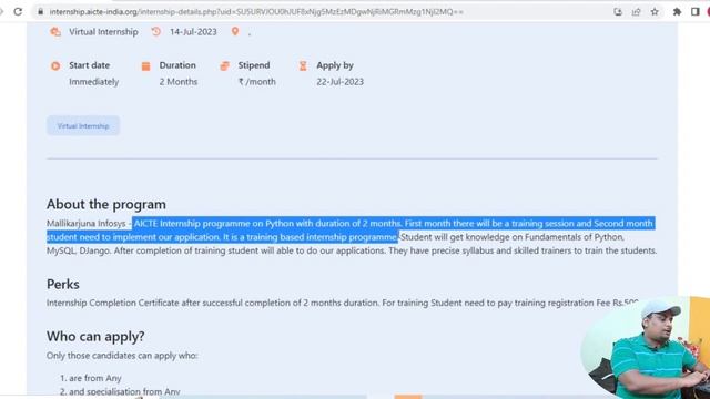 Big Update? Infosys Just Launched Internship And Training Program In Python MySQL And Django Aicte