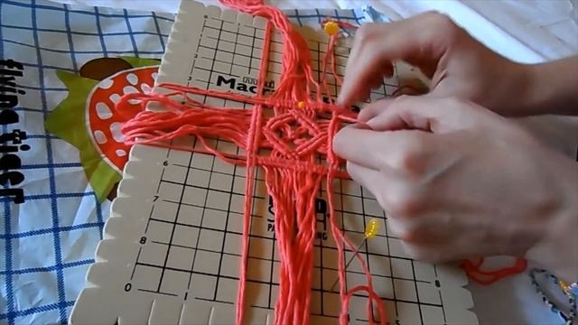 Плетение Салфетки-7// Macrame Tablecloth-7//