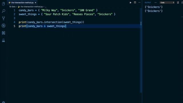Python Programming Tutorial # 138 | The intersection Method to Identify in Python - Intersection()
