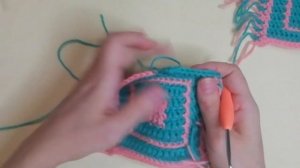 Гобеленовая мозаика без кармашков.