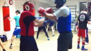 Бокс вольный бой новичков Boxing