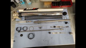 Сервис передней вилки ARS (QX) с открытым картриджем