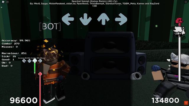 Friday Night Bloxxin | Spectral Sonnet (Kamex Remix) FC смотреть онлайн