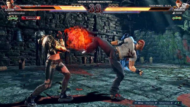 Hwoarang vs Azucena - Tekken 8 смотреть онлайн