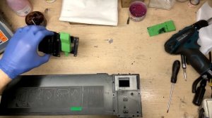 Заправка картриджа Sharp AR-016 // Cartridge refill Sharp AR-016