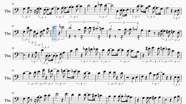 Trombone Sheet Music: How to play You're My Dish by Fats Waller смотреть онлайн