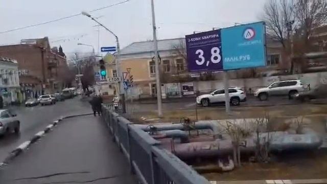 Коммунистический мост в Астрахани