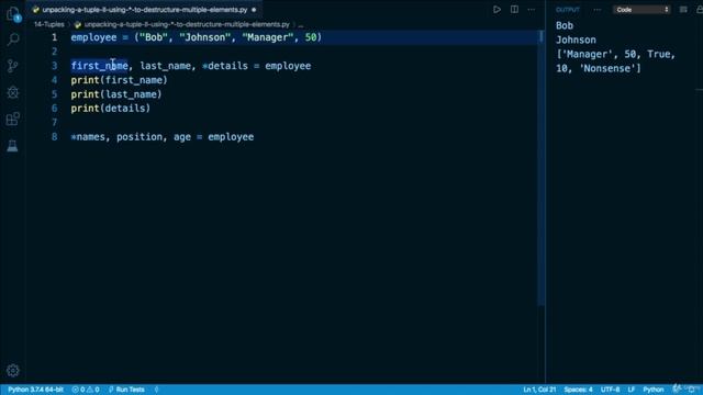 Python Programming Tutorial # 108 | Unpacking a Tuple in Python II Tuple in Python - English смотреть онлайн
