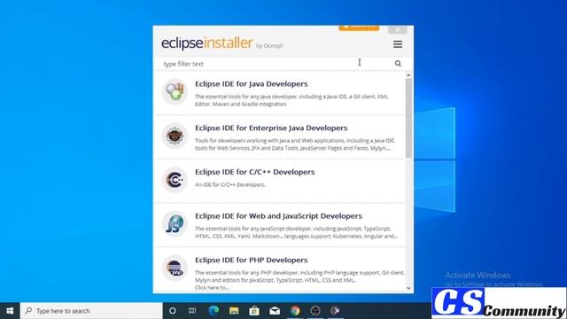 Java Tutorial 2021 | How to Setup Eclipse IDE on Windows For Java Development | CS Community смотреть онлайн