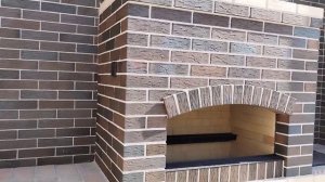 Мангал из кирпича и печь под казан