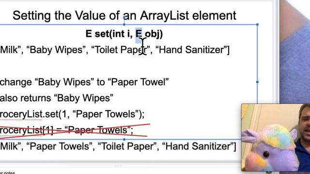 ArrayList Getters and Setters смотреть онлайн