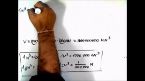Как перевести кубические метры в кубические дециметры ,сантиметры ,миллиметры