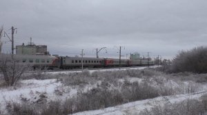 ЭП1П-029 с опаздывающим на 2 часа поездом №267 Имеретинский курорт - Москва