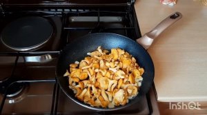 Паста с лисичками в сливочно-чесночном соусе?