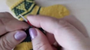 Мастер- класс. Носочки доя малыша. Ленивый жаккард.