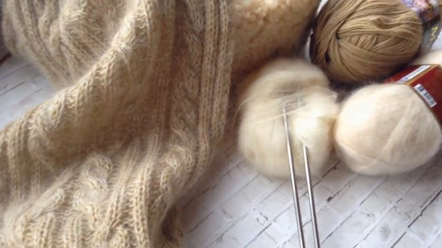 #шарф-#трансформер #спицами #готов! Волшебная кнопка